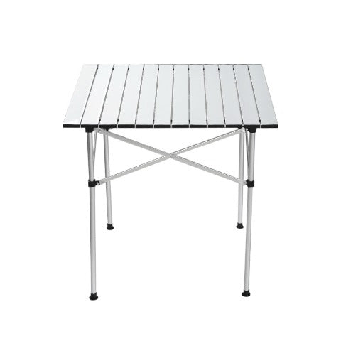 Portable Outdoor Adventure Table: Compact 70CM Folding Aluminum Table for Picnics, BBQs, and Camping