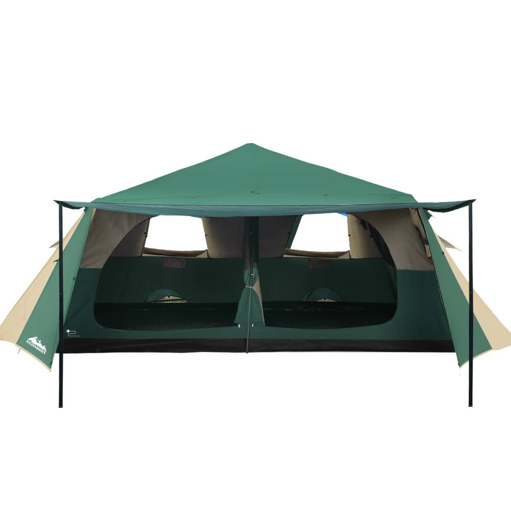 Spacious 8-Person Instant Pop-Up Camping Tent - Ideal for Family Adventures and Hiking
