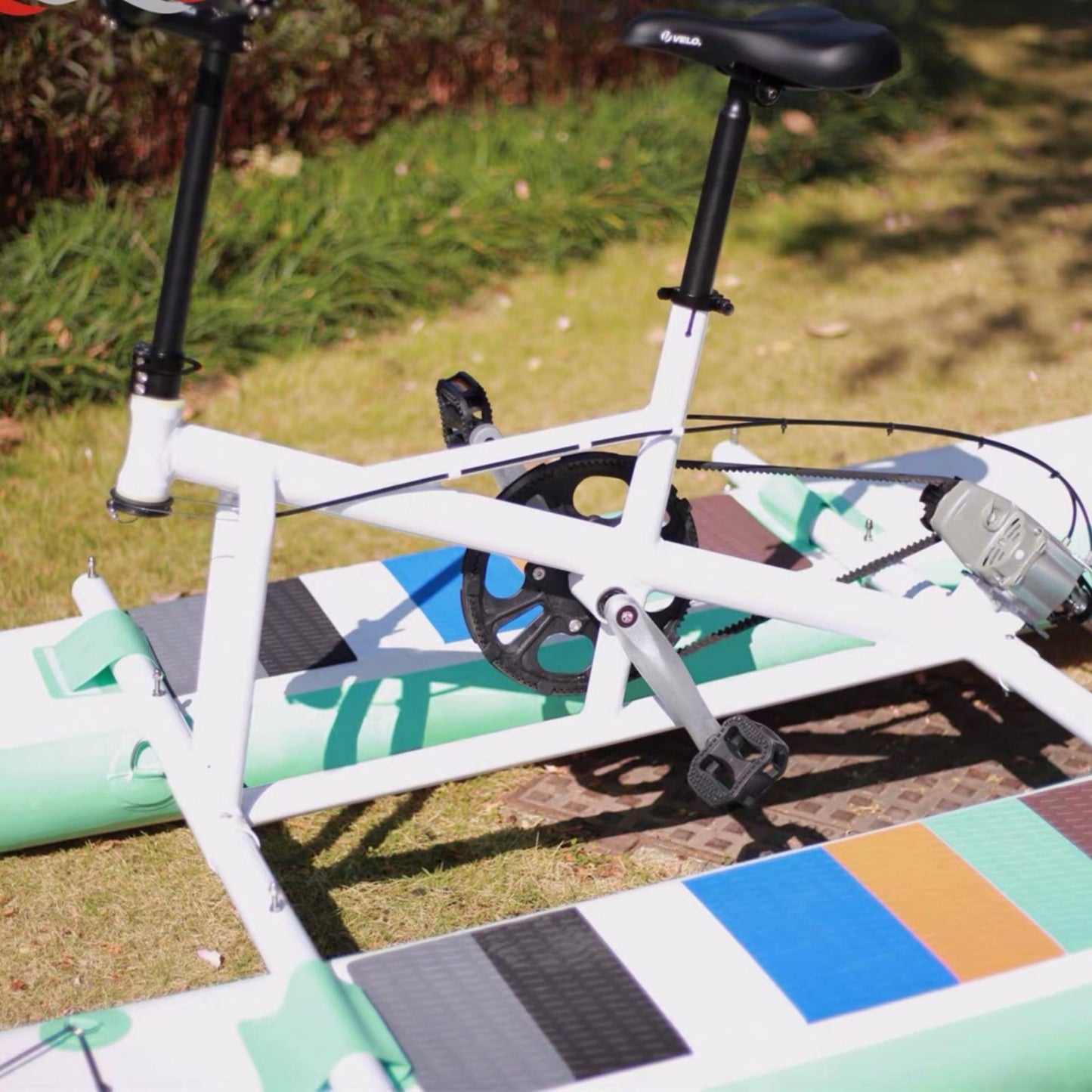 Transform Your Water Experience with the Portable Water Bike and Paddle Board Combination
