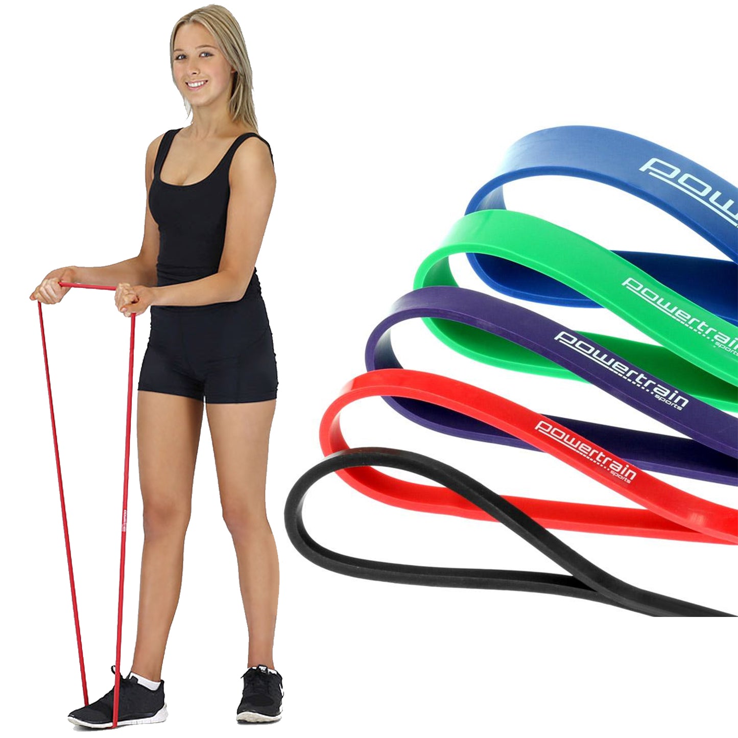 Dynamic 5-Piece Home Workout Resistance Bands Set: Elevate Your Gym Exercise Routine