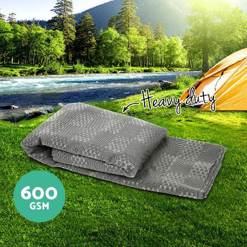 7M x 2.5M Heavy-Duty Annex Matting for Luxurious Camping and Caravan Park Adventures