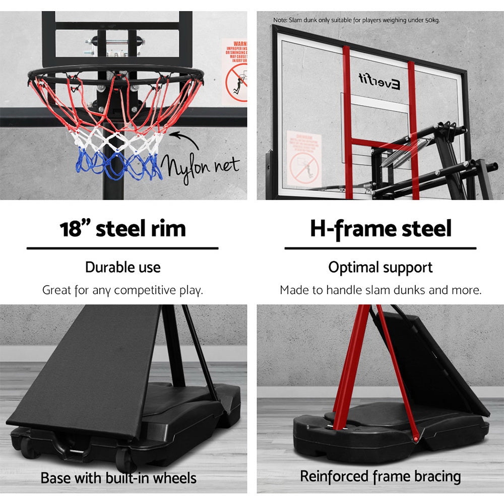 Basketball Hoop Stand System Adjustable Height (3.05M)