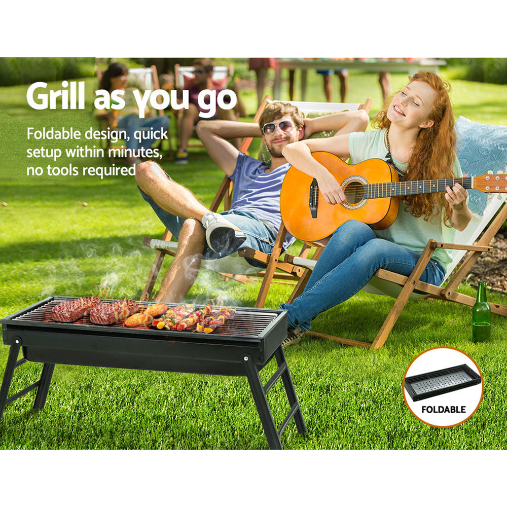 Ultimate Portable Outdoor Charcoal BBQ Grill: Enhance Your Outdoor Cooking Experience with Foldable Convenience