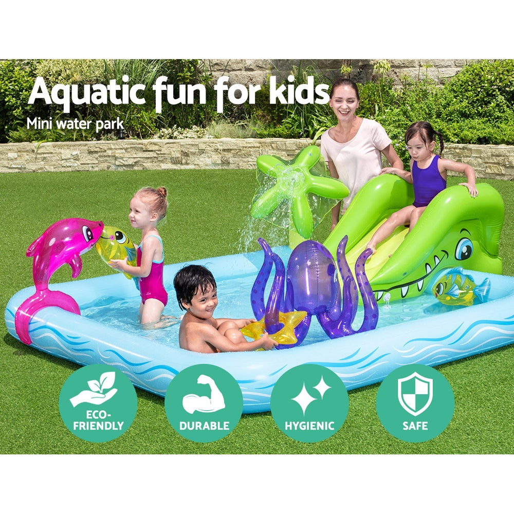 Bestway Kids Pool 239x206x86cm Inflatable Pools Above Ground Swimming Play Pools 308L