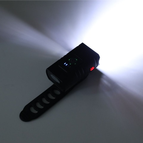 USB Rechargeable Bike Light Set with Tail Light (2 Bulbs)