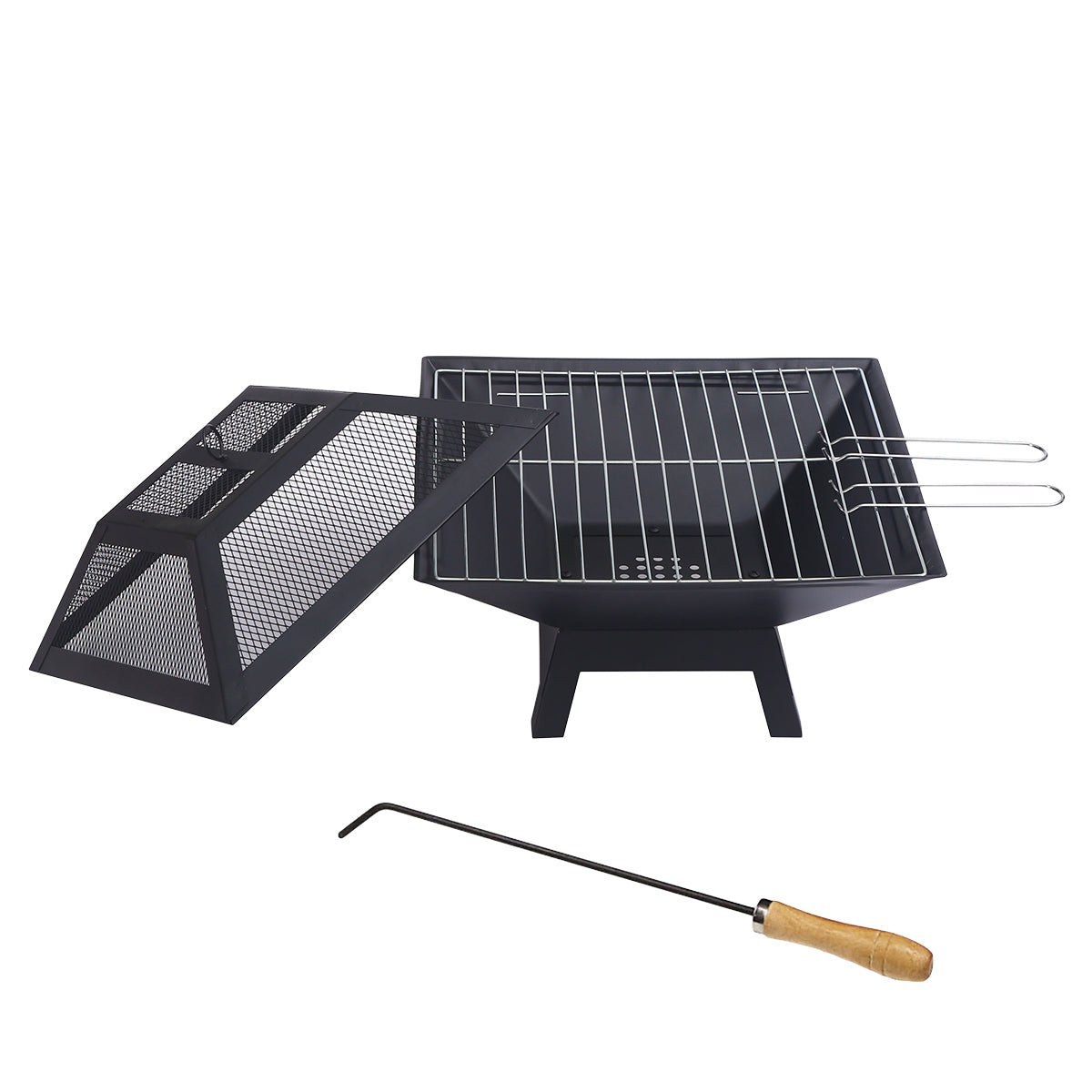 Versatile Portable Fire Pit: Your Essential Companion for Outdoor BBQs, Grilling, Cooking, and Camping Adventures