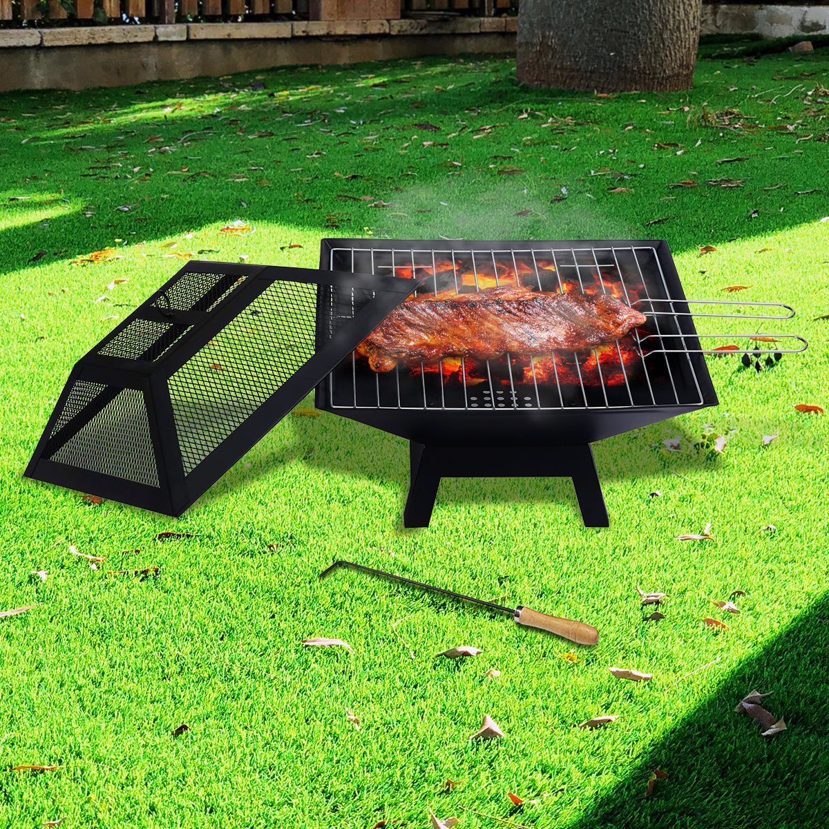 Versatile Portable Fire Pit: Your Essential Companion for Outdoor BBQs, Grilling, Cooking, and Camping Adventures