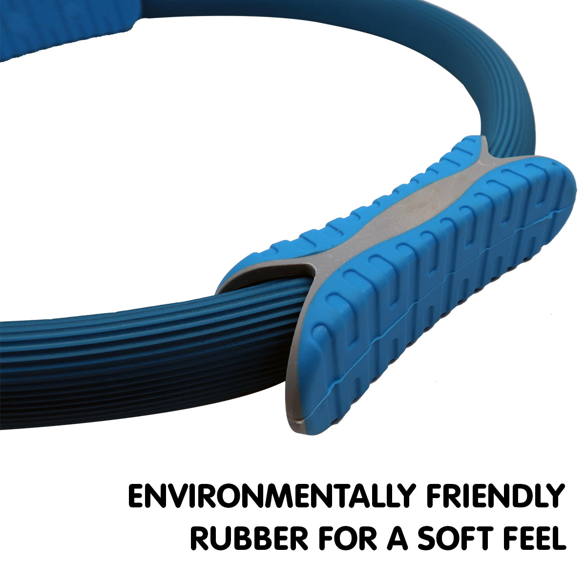 Blue Pilates Ring and Yoga Exercise Band for Optimal Home Workouts
