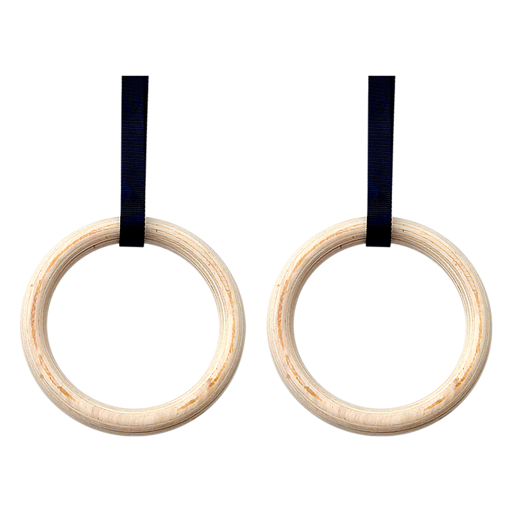 Professional Wooden Gymnastic Rings for Olympic-Level Strength Training