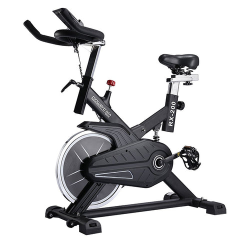 Black Exercise Spin Bike for Powerful Cardio Workouts